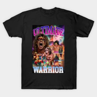 90s Bootleg Style Warrior Tribute T-Shirt